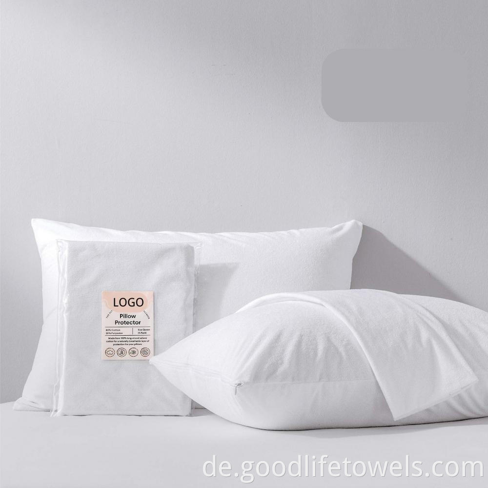 Custom Hotel Cotton White Pillow Case